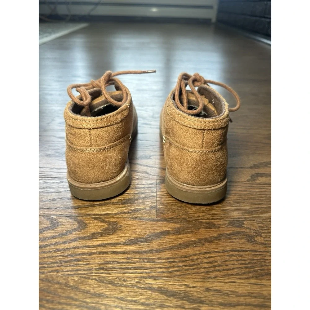 London Underground Peter Kids Tan Chukka Boots MY23001A-1 Boys Size 2